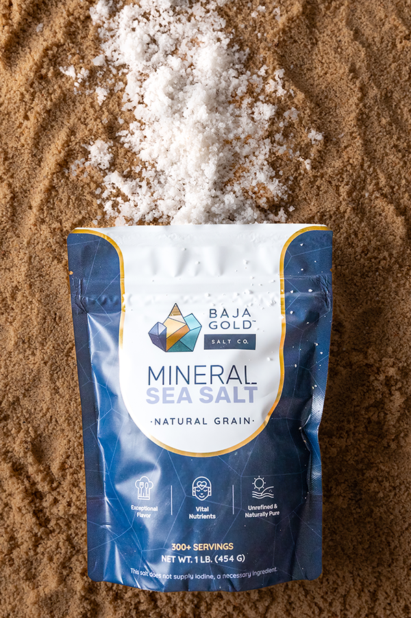 Baja Gold Mineral Sea Salt Natural 454g