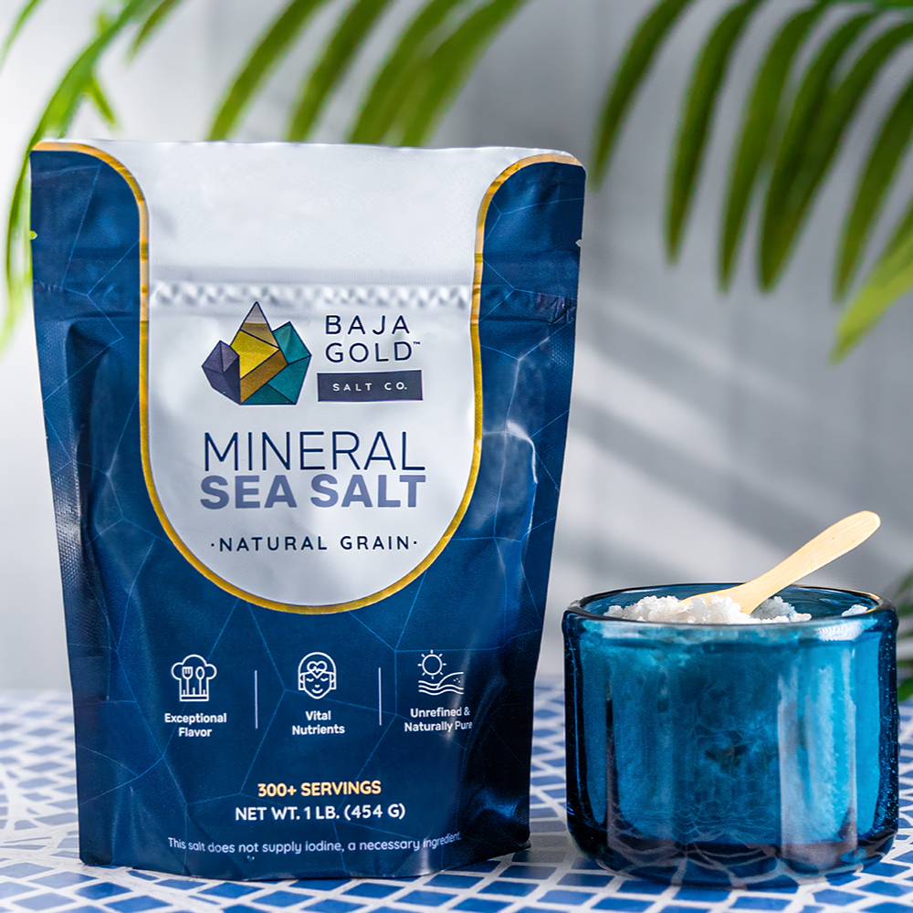 Baja Gold Mineral Sea Salt Fine Grind 454g